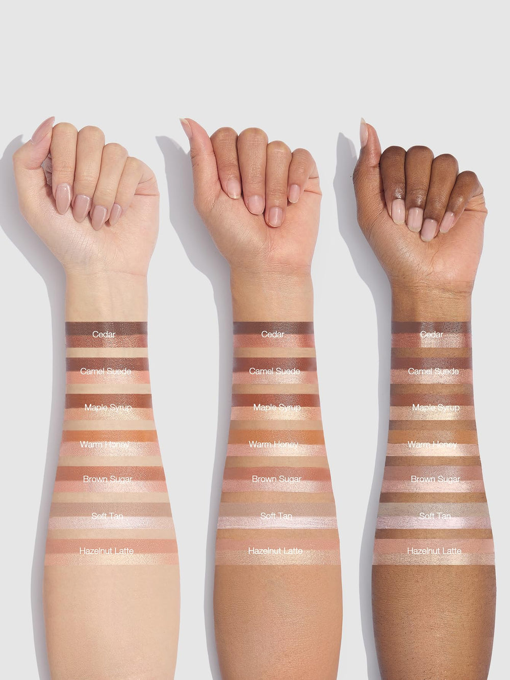 SHEGLAM contour highlight stick Brown Sugar applied to face for definition