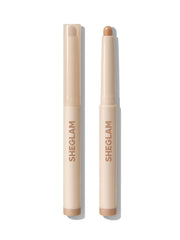SHEGLAM Creamsicle Eyeshadow Stick swatch shows creamy texture for effortless blending.