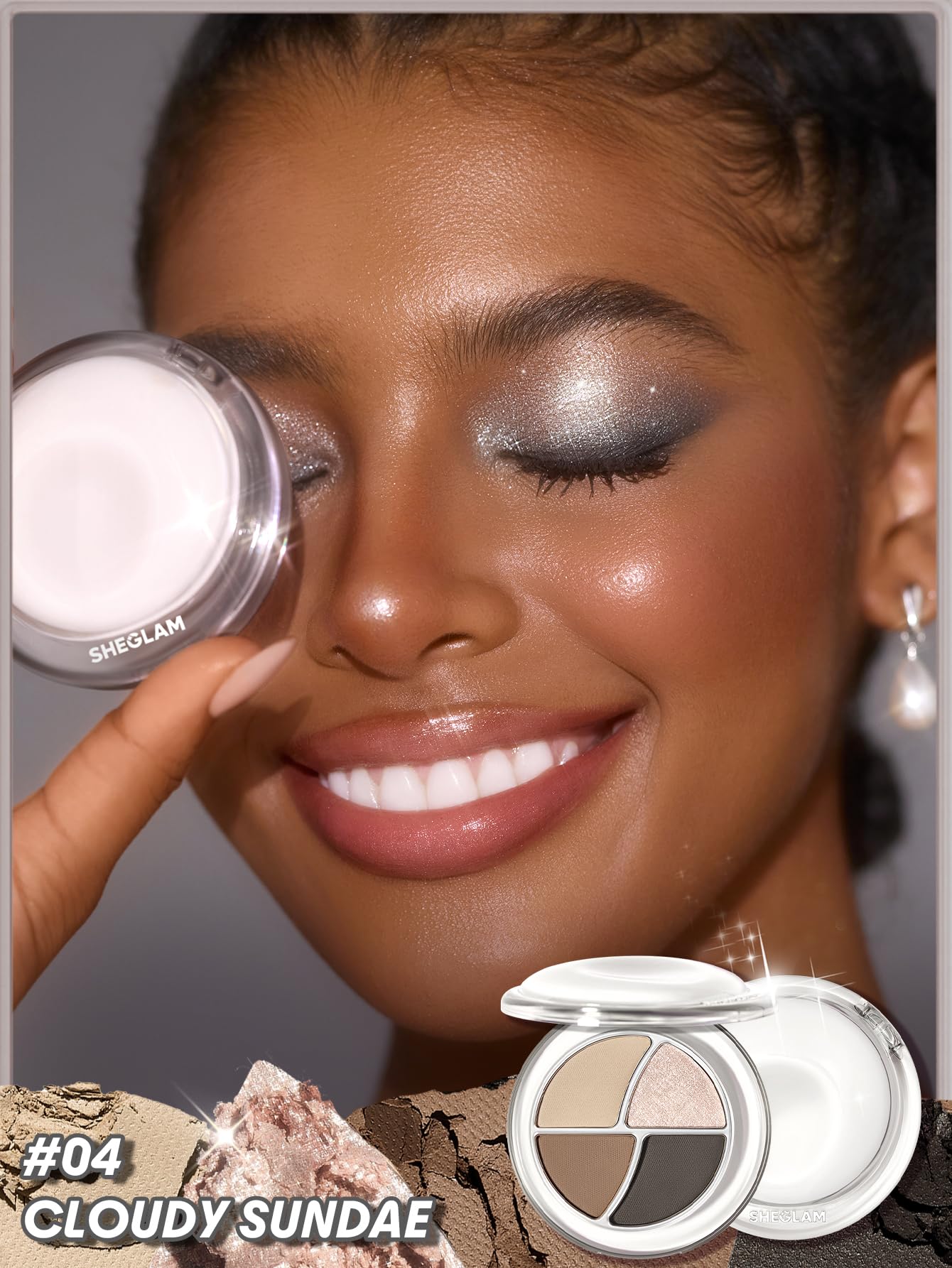 SHEGLAM Daydreamer Mini Palette application demo for on-the-go glam