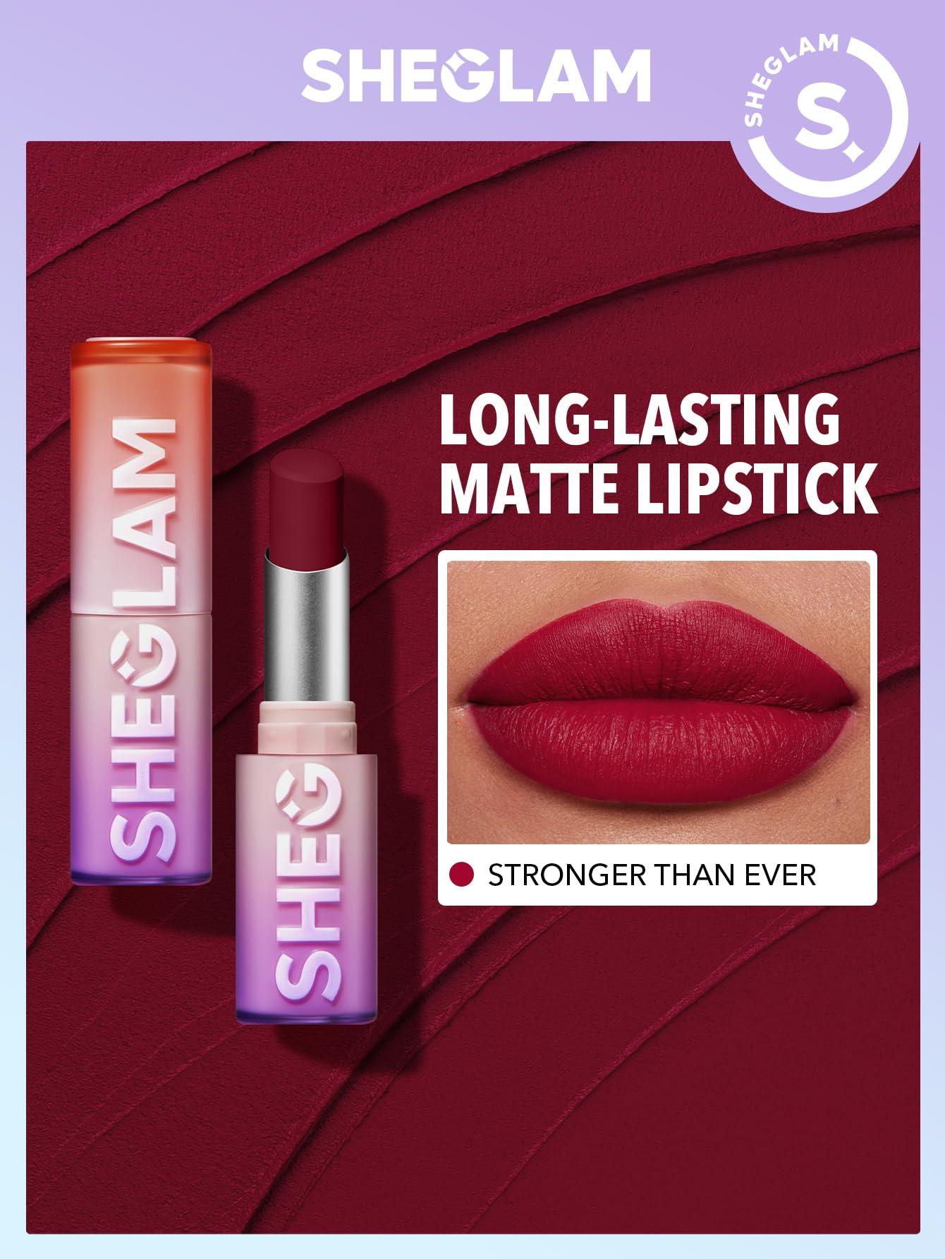 SHEGLAM Dynamatte Boom color range shows vibrant hues for daily wear