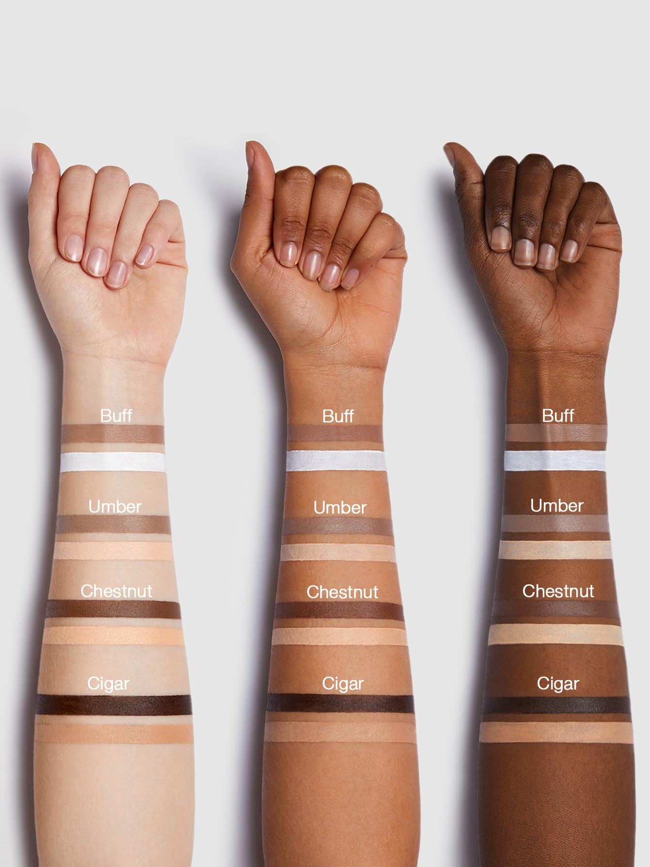 SHEGLAM Fine Line cheek highlight swatch reveals radiant lift.