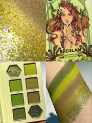 SHEGLAM Glitter Metallic Eyeshadow Palette Virtuous Virgo glitter shades offer luminous daytime looks.