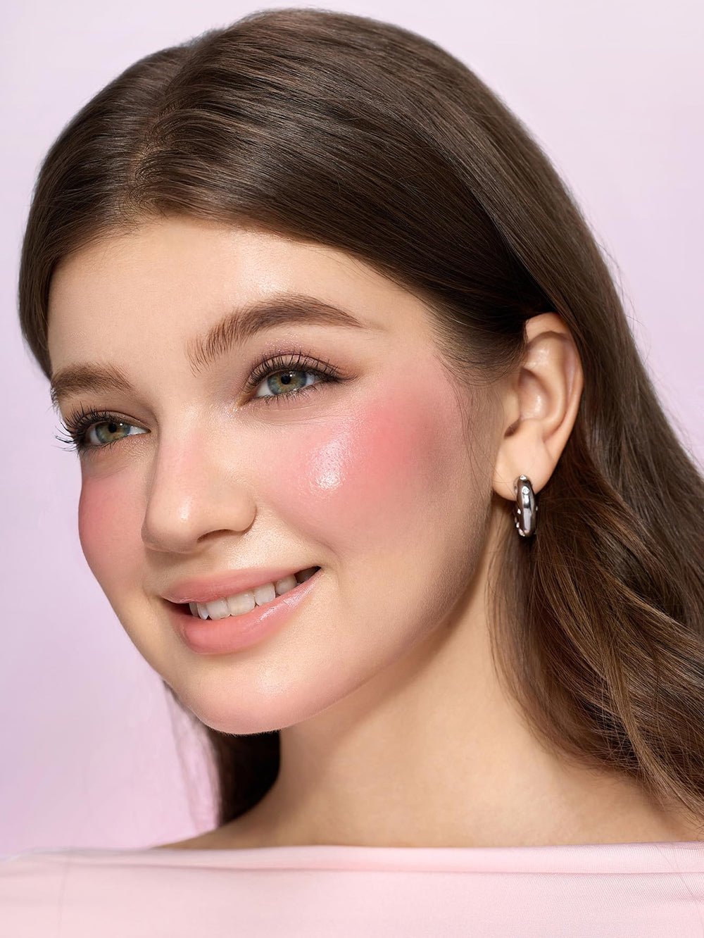 SHEGLAM Glass Glow Blush Stick natural radiant flush on cheek for everyday glow