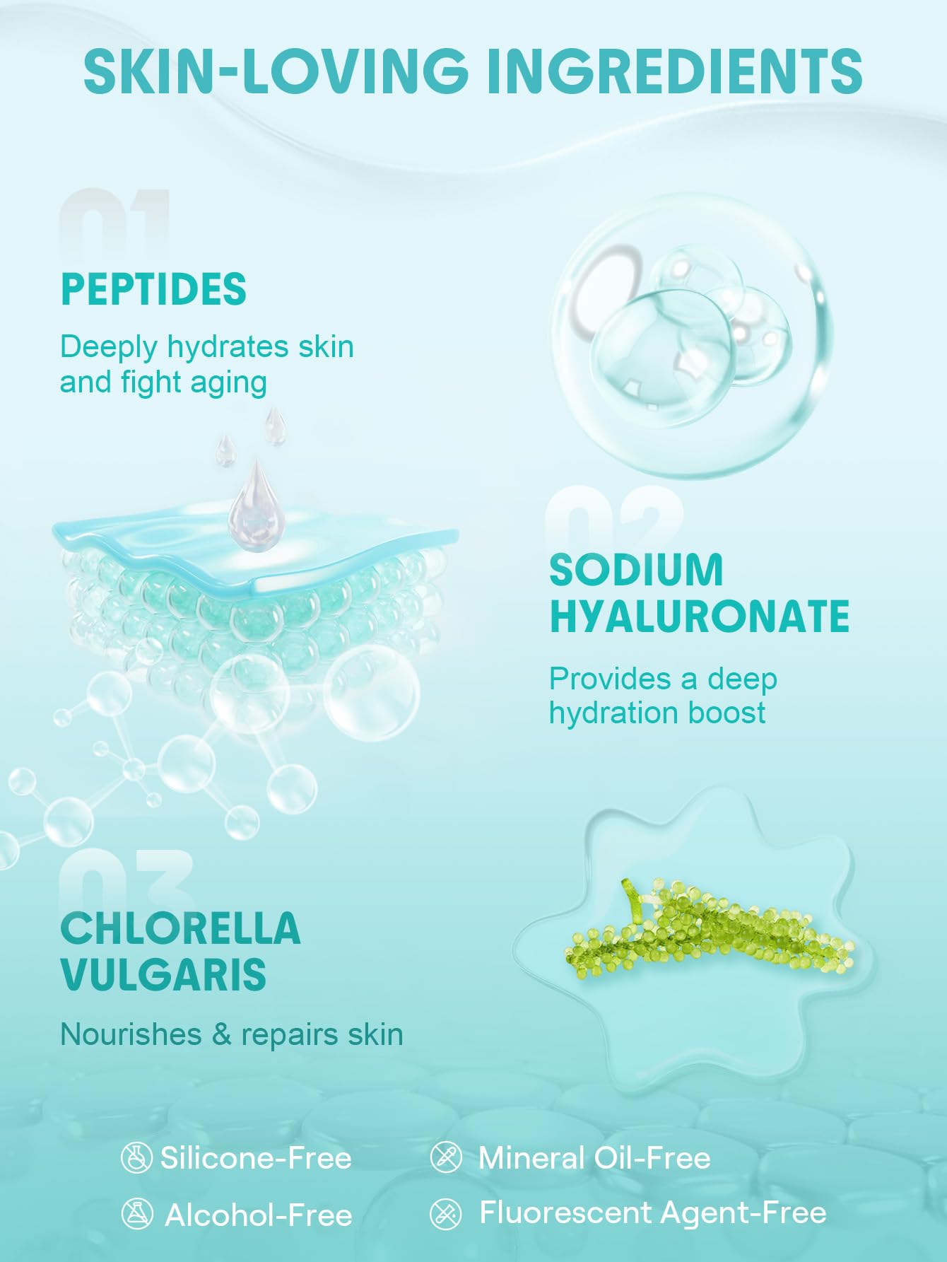 SHEGLAM HydroSlime Primer dewy finish yields lit-from-within glow.