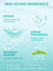 SHEGLAM HydroSlime Primer dewy finish yields lit-from-within glow.