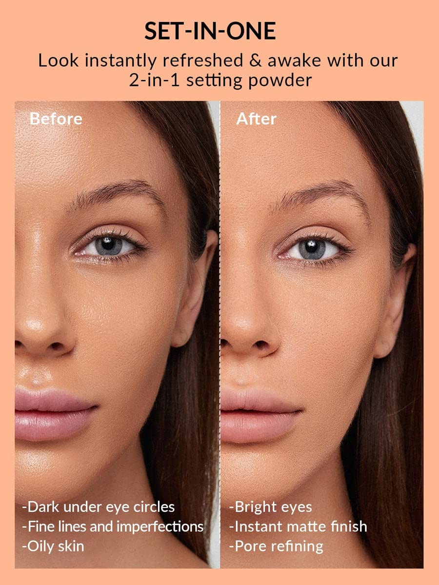SHEGLAM Insta-Ready Powder delivers a long-lasting, set makeup look.