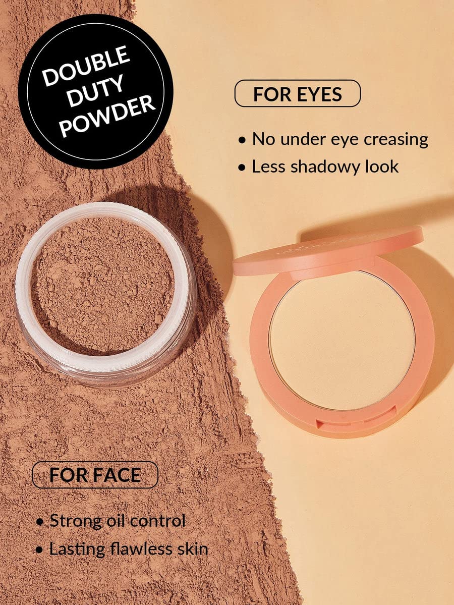 SHEGLAM Insta-Ready Powder lower-face compartment for oil control and a seamless finish.