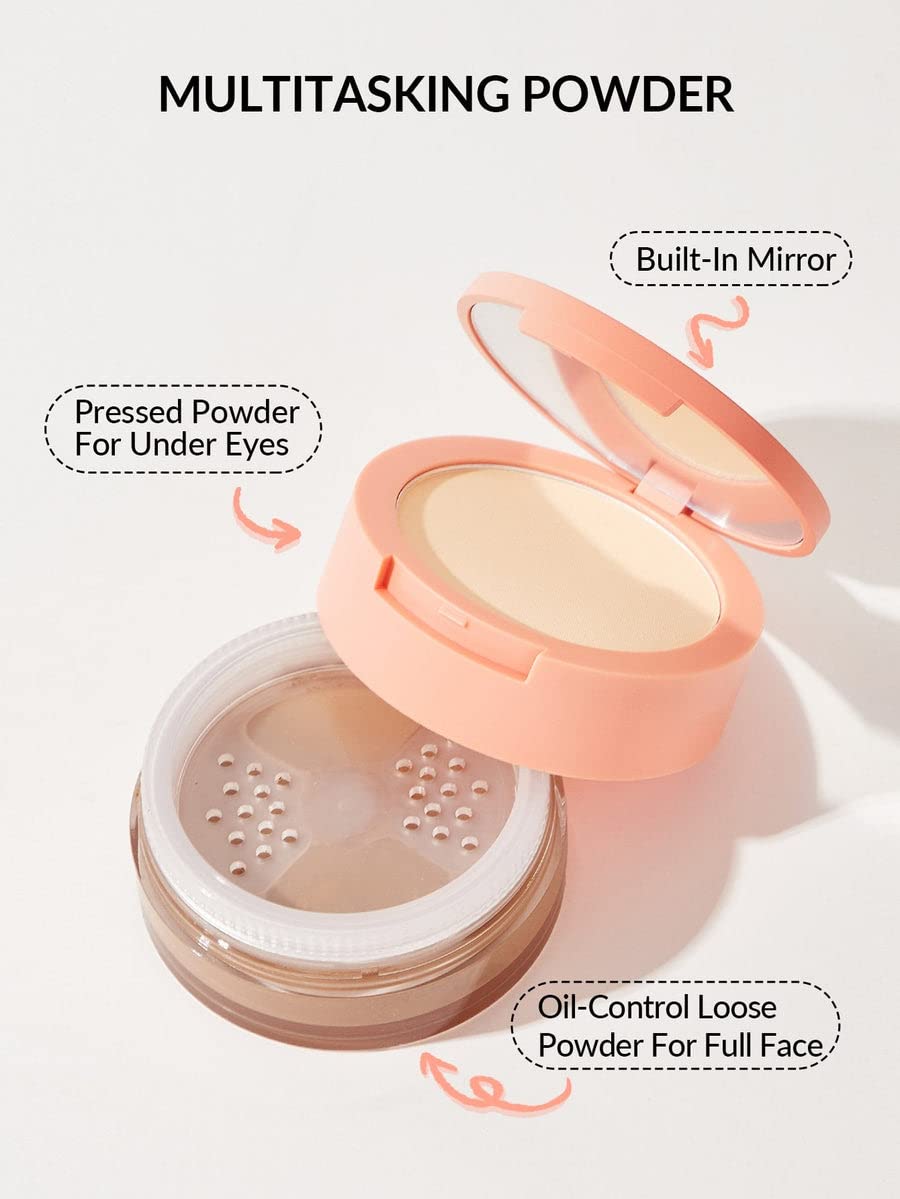 SHEGLAM Insta-Ready Powder under-eye blur creates soft, natural-looking coverage.