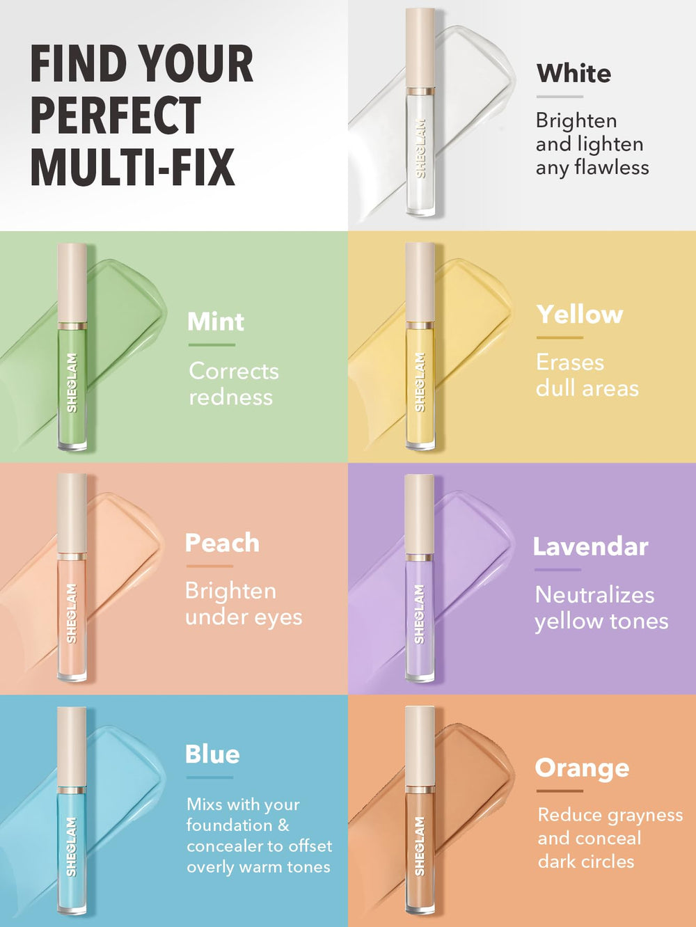 SHEGLAM Like Magic concealer daylight application shows weightless wear.