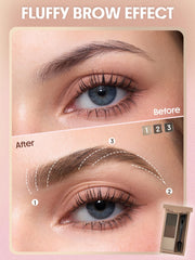 Sheglam Puff Brow Palette waterproof finish aims for long wear.
