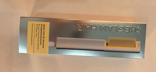 SHEGLAM Straightener Brush travel-friendly size fits in a bag.
