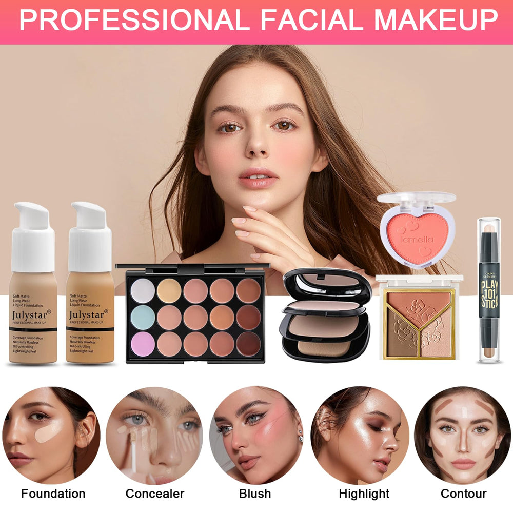 SHELAKIN foundation duo provides shade options for a natural base.