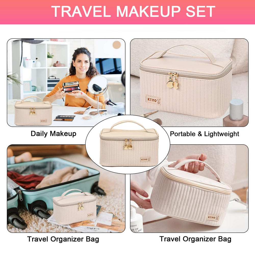 SHELAKIN makeup bag included for organized cosmetics on the go