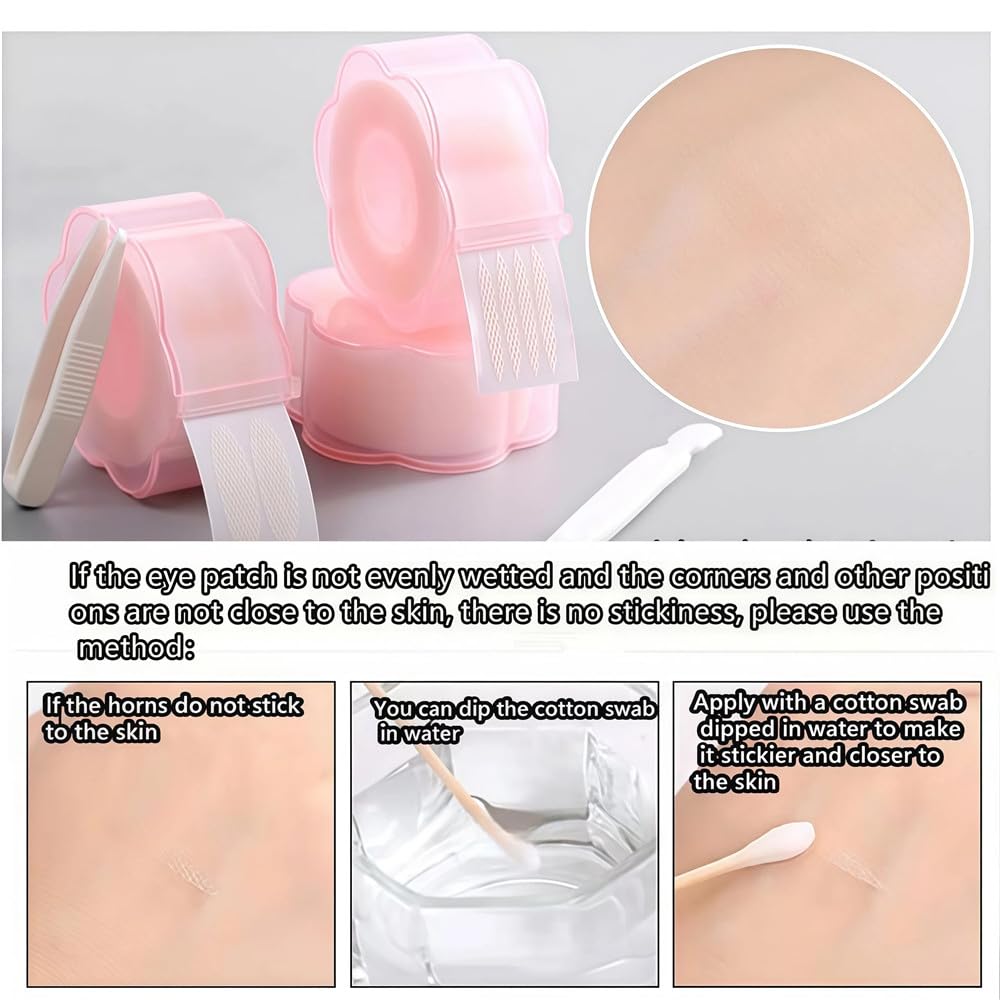 Shenghang eyelid tape breathable fiber close-up emphasizing comfort during day.