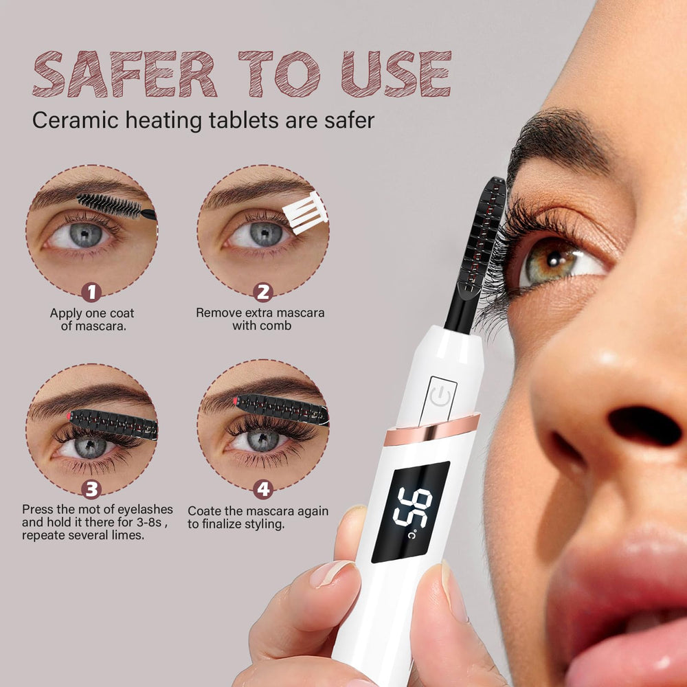 ShenlanBolt 10-second heat activation for fast, daily lash grooming.