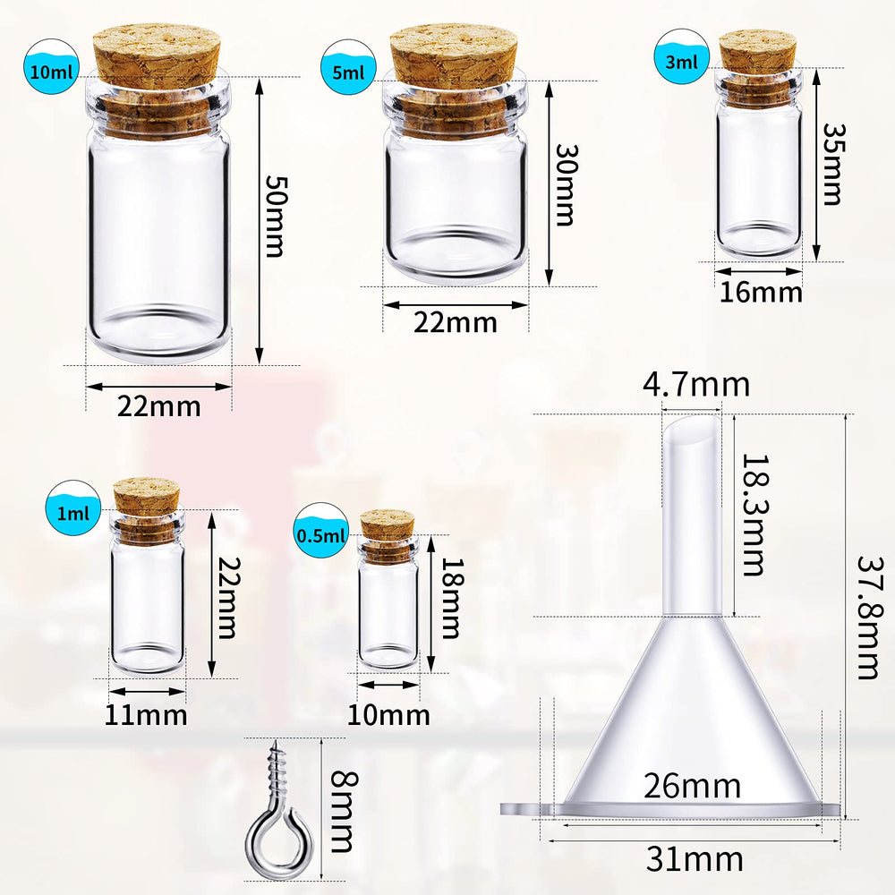 Sherli plastic funnels, easy filling for crafting tasks.
