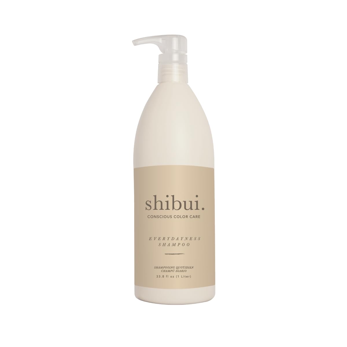 SHIBUI Everydayness Shampoo bottle for gentle daily cleansing and color-safe care.
