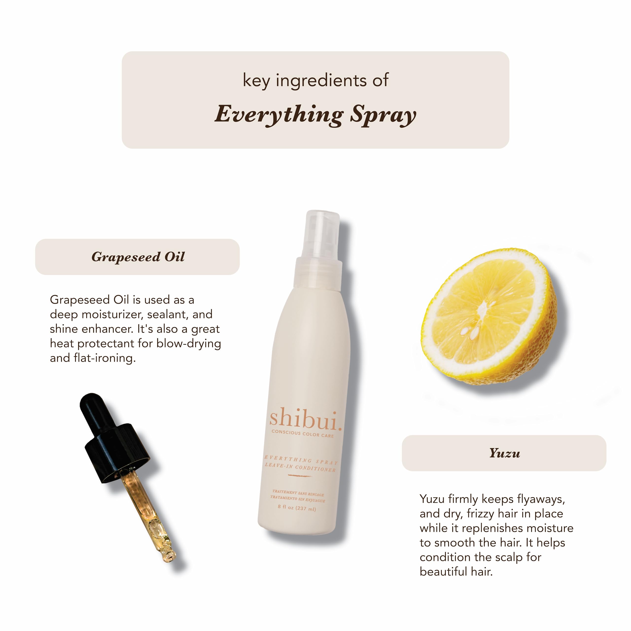 Shibui Everything Spray color protection highlights vibrant, lasting shade
