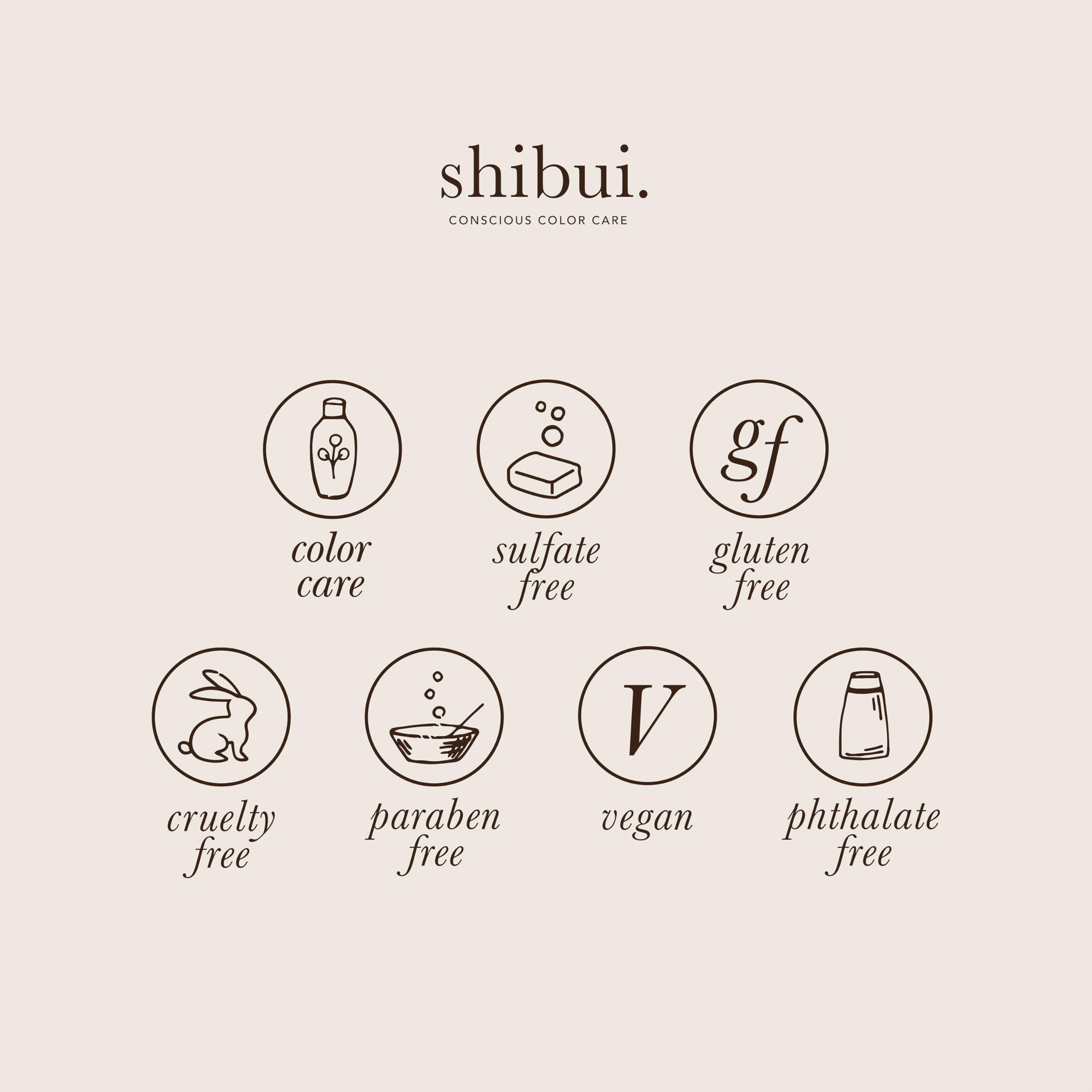 SHIBUI Nourishing Working Spray shine boost on styled strands.