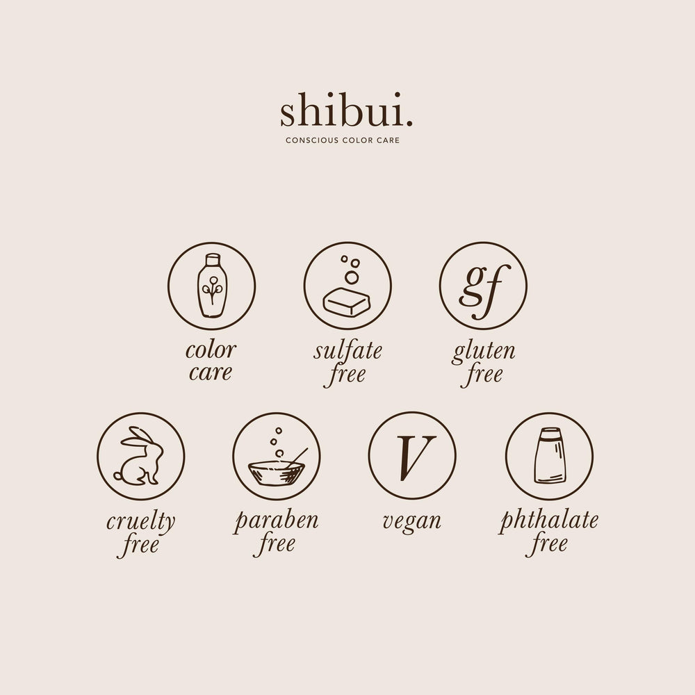SHIBUI Replenishing Hair Oil smooths dry ends with color-safe nourishment and shine.