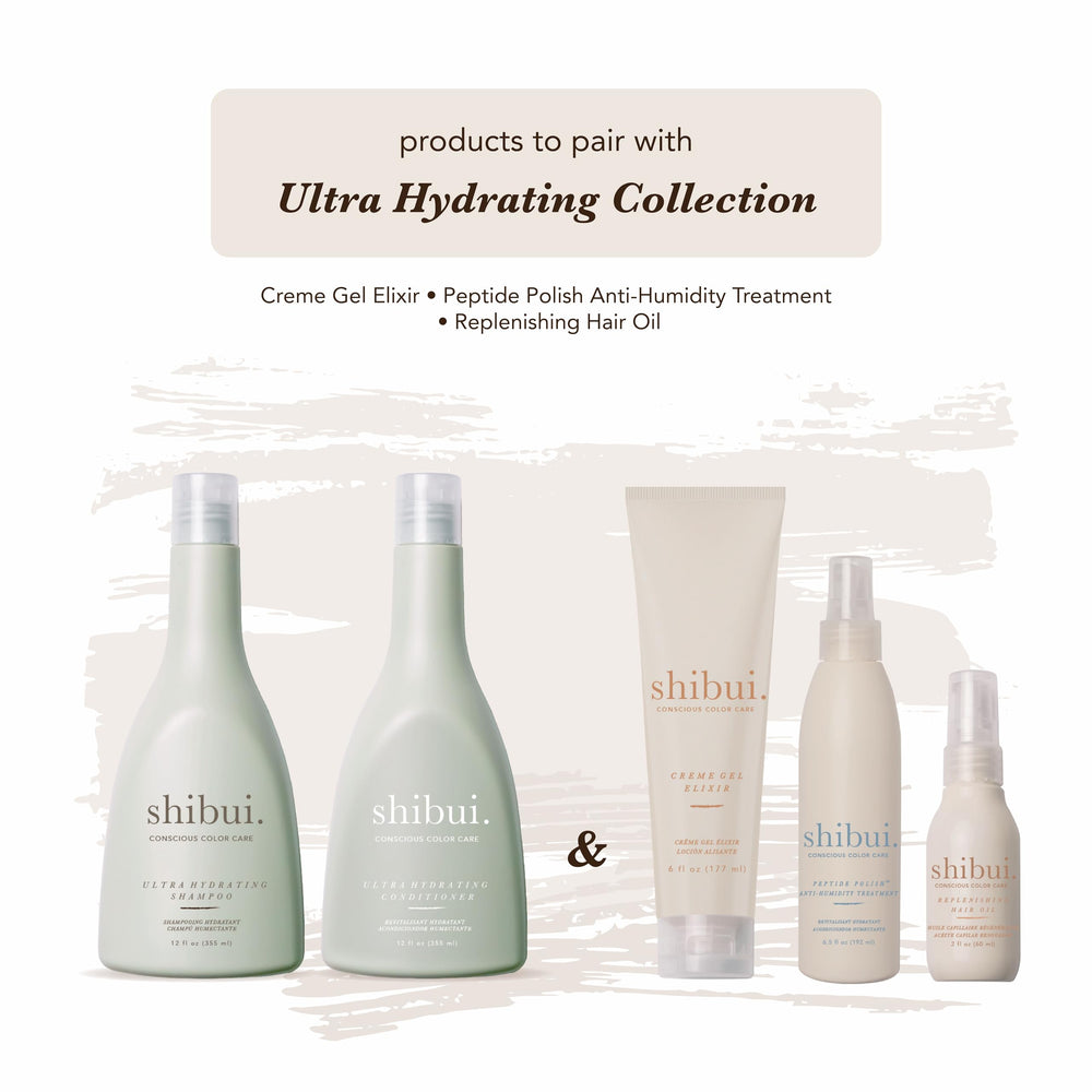 SHIBUI Ultra Hydrating Conditioner after-use shine on color-treated hair
