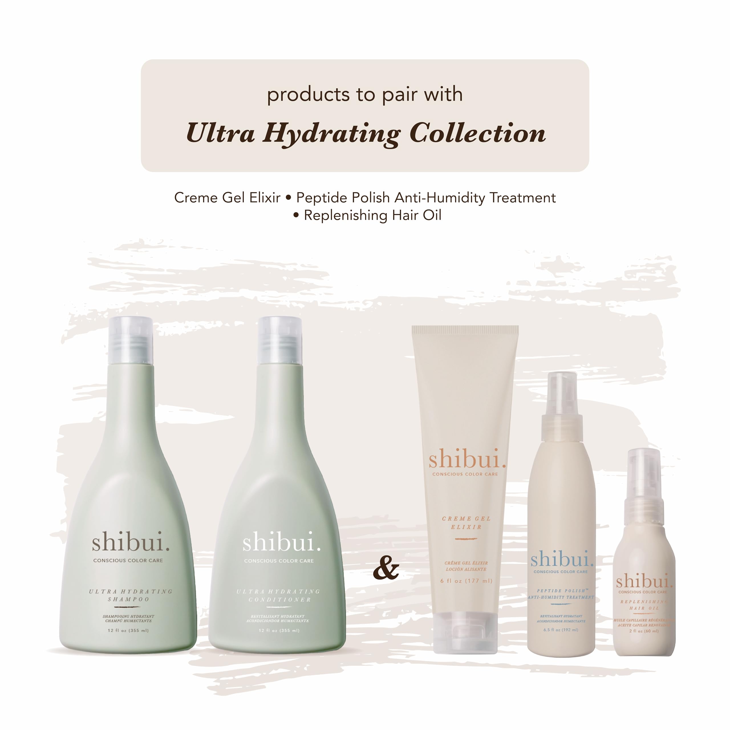 SHIBUI Ultra Hydrating Shampoo vegan ingredients label highlights clean, sustainable cleansing