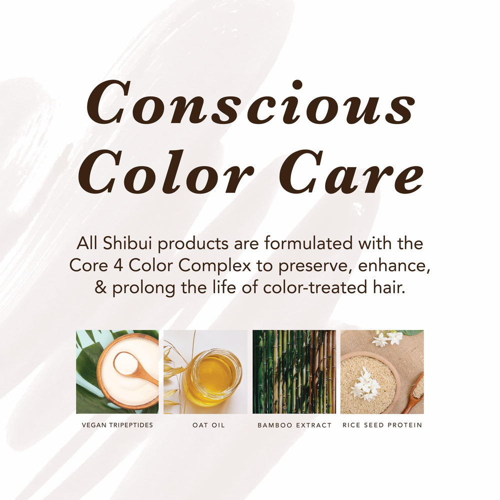 SHIBUI vegan ingredients supporting gentle, sustainable cleansing.