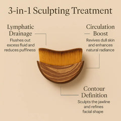 Shiftalter Nayori Eteross face massage use demonstrates contouring on cheeks and jawline.