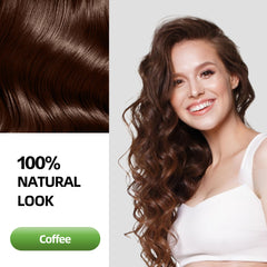 SHIHUANUO coffee-dye shampoo foam ready for gray coverage with creamy lather