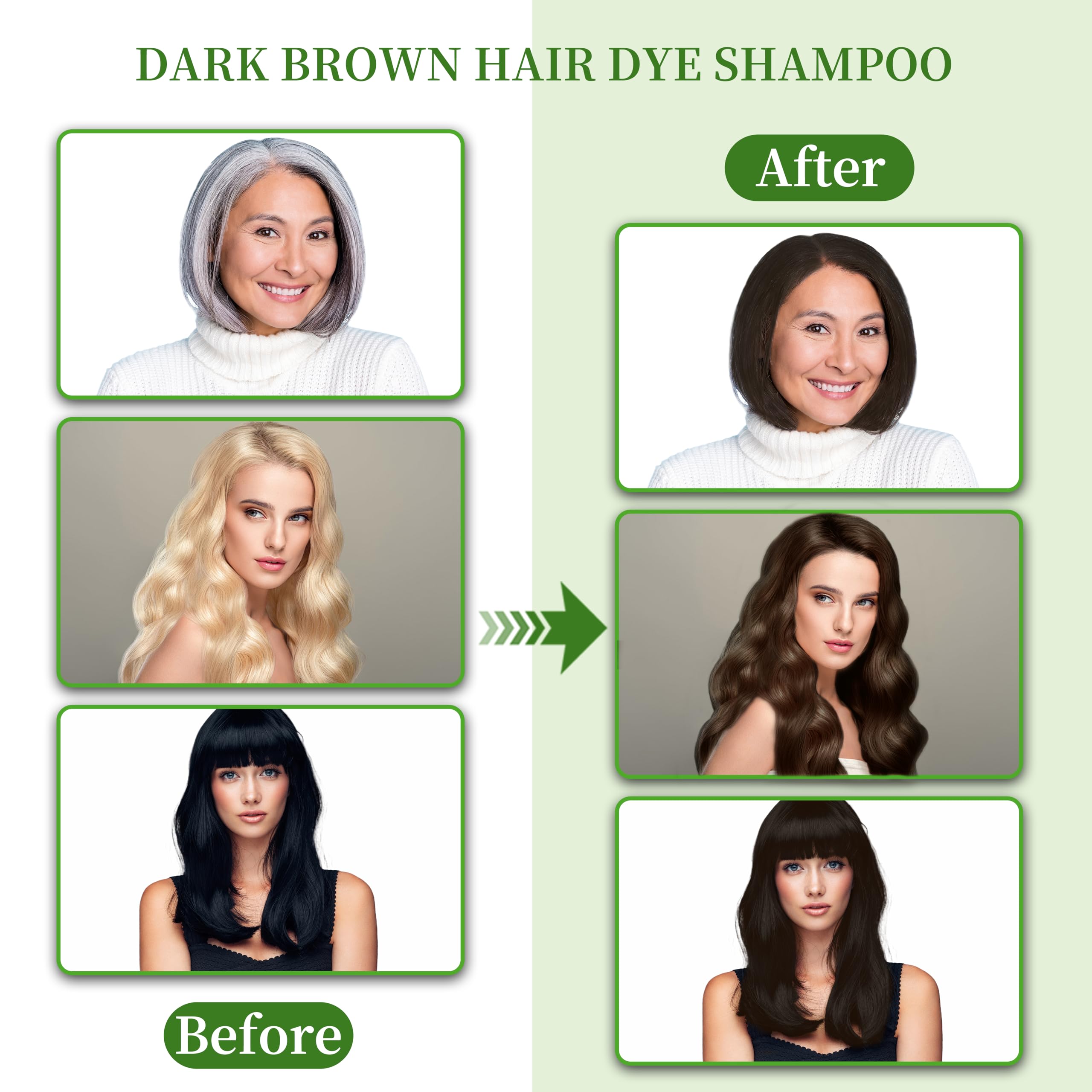 SHIHUANUO hair dye shampoo at-home application scene demonstrates simple color routine