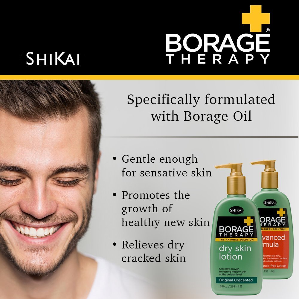 ShiKai Borage Therapy hand application demonstrates non-greasy moisturization on skin.