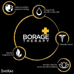 ShiKai Borage Therapy fragrance-free label signaling sensitive-skin friendly formula
