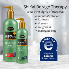 Close-up of unscented application showing non-greasy, soothing texture from ShiKai lotion.