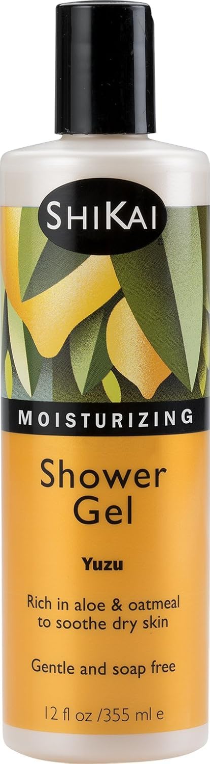 ShiKai Daily Moisturizing Shower Gel Yuzu bottle promotes long-lasting hydration.