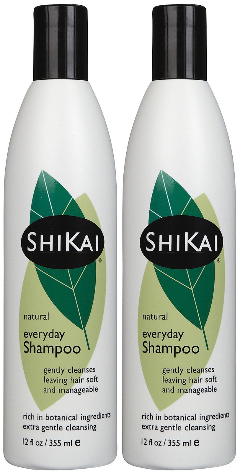 ShiKai Everyday Gentle Cleansing Shampoo bottle showing aloe vera for soft, shiny hair.