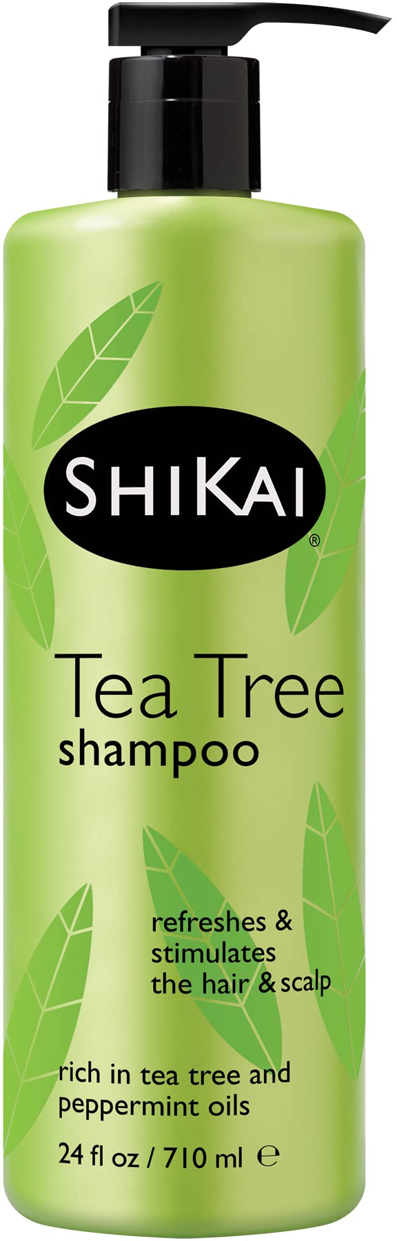 ShiKai Tea Tree Shampoo bottle 24oz offers a refreshing scalp cleanse for daily use.