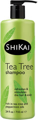 ShiKai Tea Tree Shampoo bottle 24oz offers a refreshing scalp cleanse for daily use.