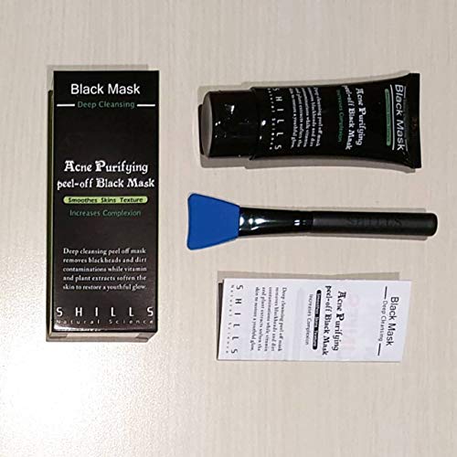 SHILLS Charcoal Mask for Men after-use skin looks refined and refreshed.