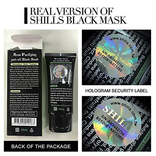 SHILLS Charcoal Mask for Men packaging on shelf signals premium skincare choice.
