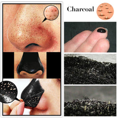SHILLS charcoal mask peel-off action demonstrates easy removal of impurities