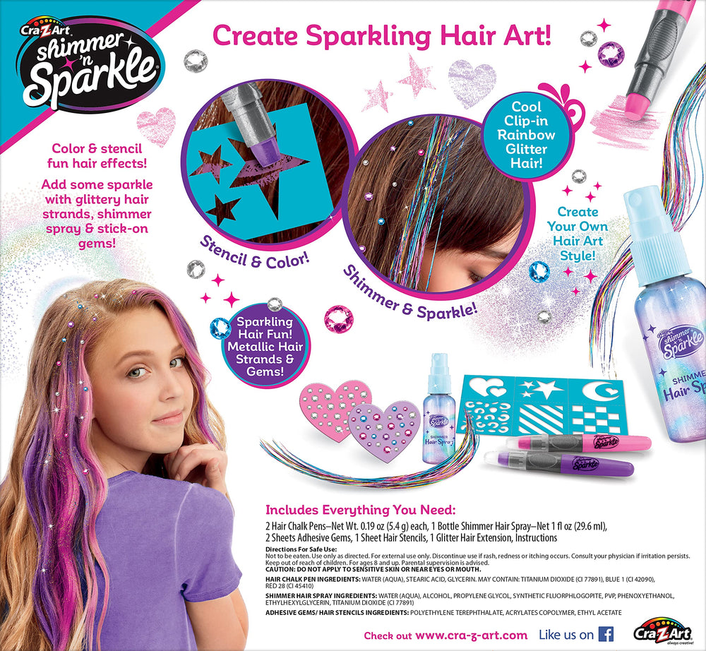 Shimmer 'n Sparkle chrome metallic chalk delivers bold, temporary color