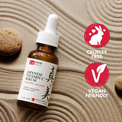 Shinbi Beauty hyaluronic acid serum application demonstrates deep hydration
