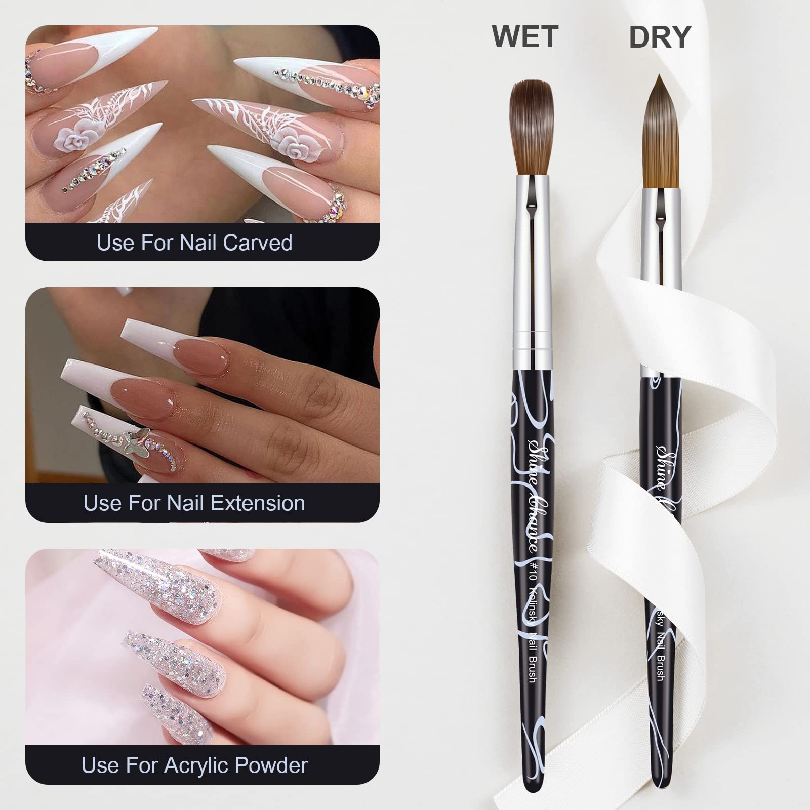 Shine Chance oval head with crimped design for large area and fine line work