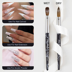 Shine Chance oval head with crimped design for large area and fine line work