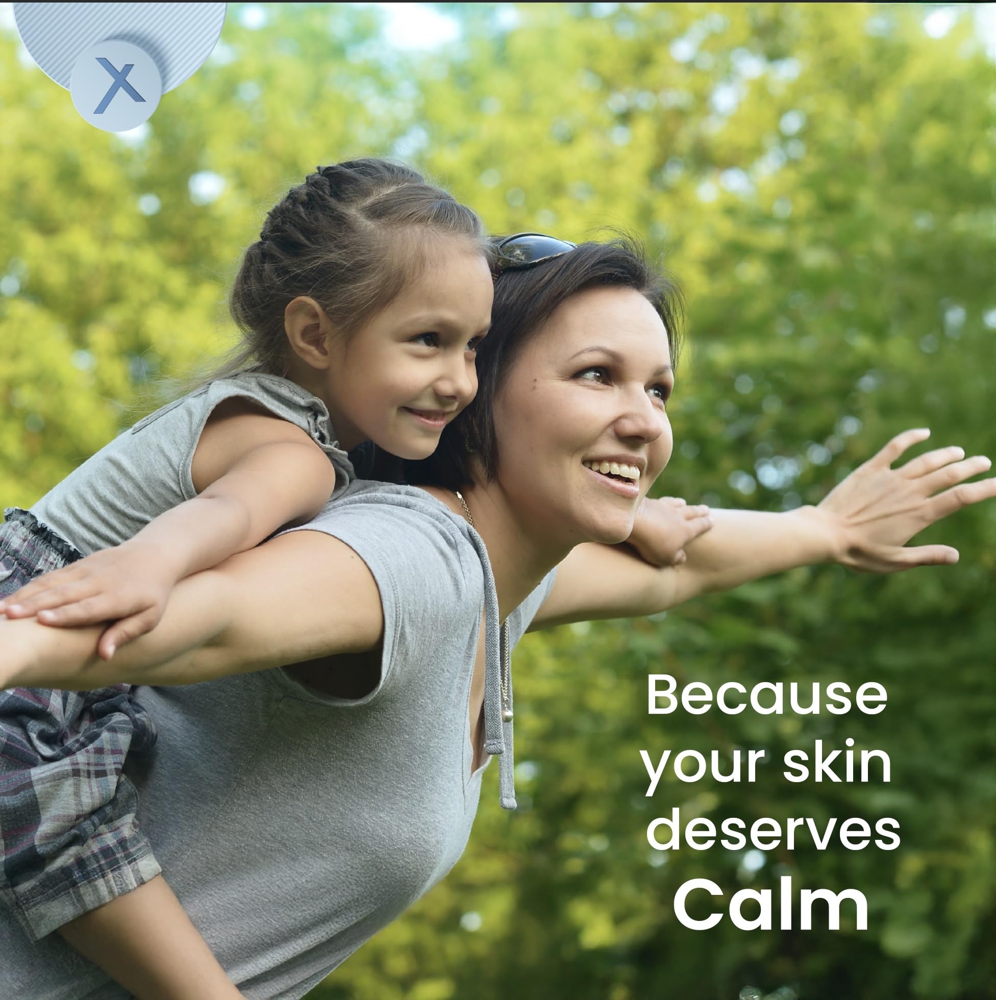 ShingleX Moisturizing Skin Cream texture close-up highlights fast-absorbing, non-greasy feel.