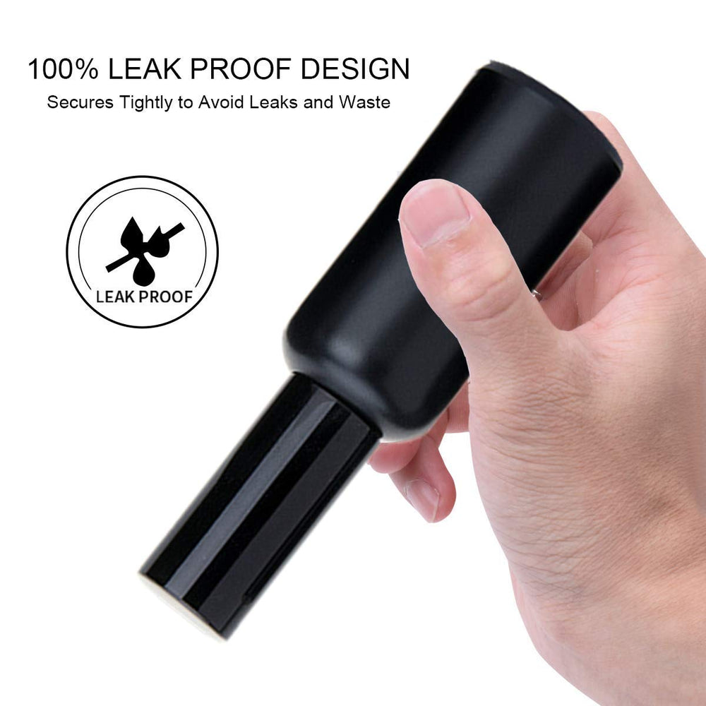 Shining Craft packaging includes bottle and funnel for easy refills.