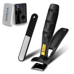 SHINLEA Nail Clippers angle design improves control for easier trims.