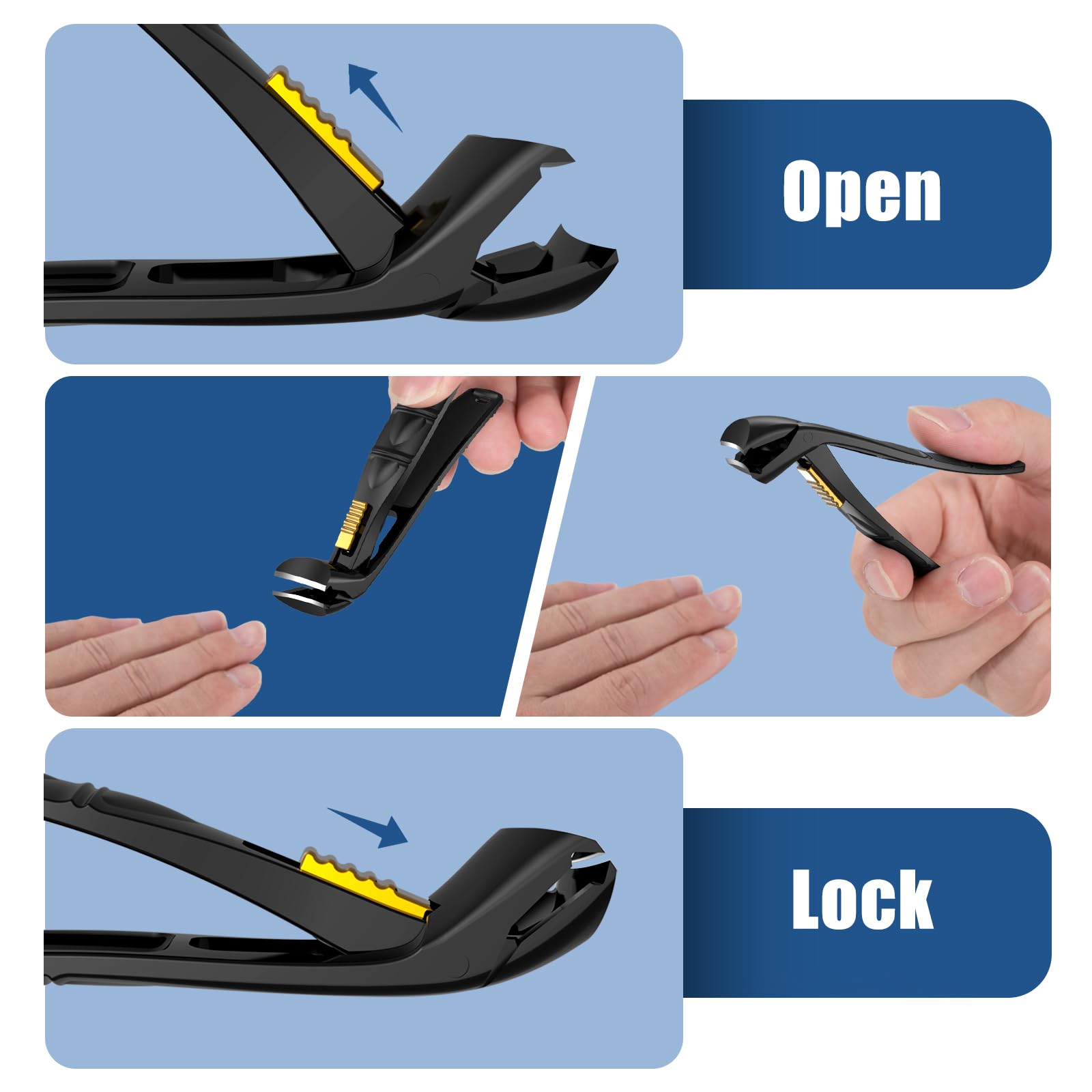SHINLEA Nail Clippers case and file provide a complete grooming kit.