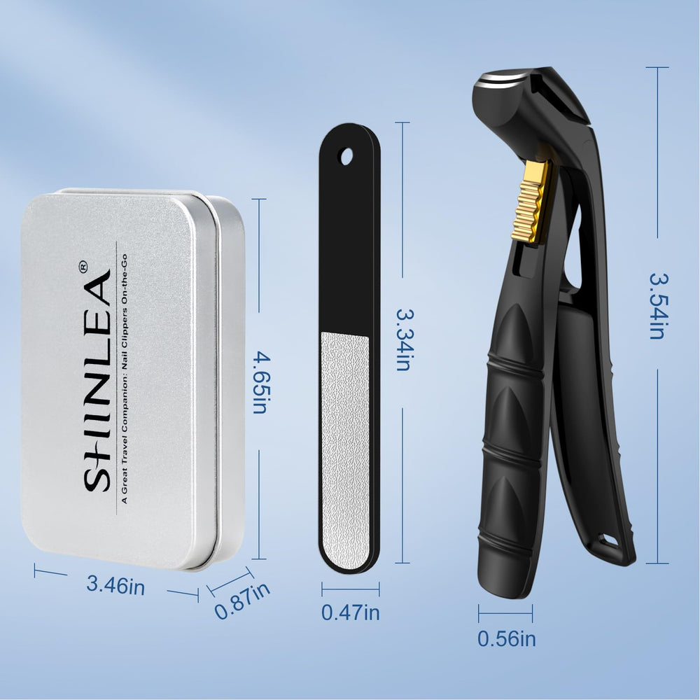 SHINLEA Nail Clippers in use offer a smooth pedicure-like experience.