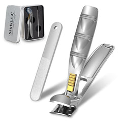SHINLEA nail clippers with catcher keep nails tidy during trimming